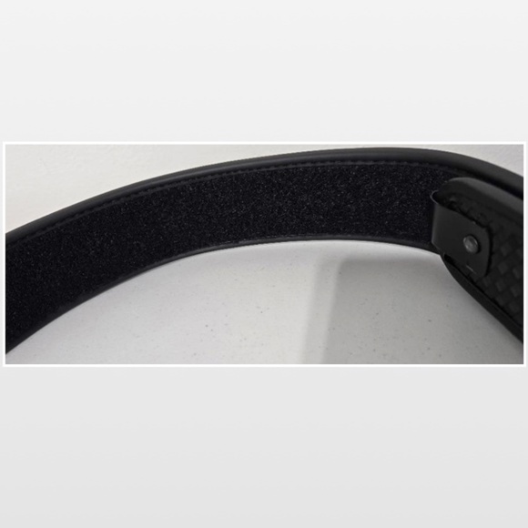 New Tactical Belt Black Mens Medium Heavy Duty Leather Quick Release Buckle NWT - Picture 12 of 15